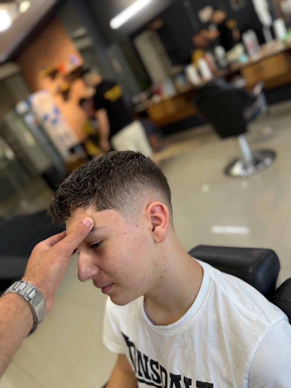 Barber haircut result 5