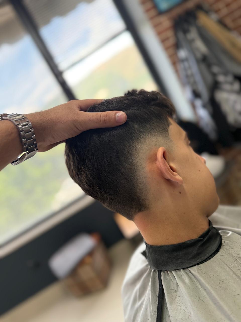 Barber haircut result 7