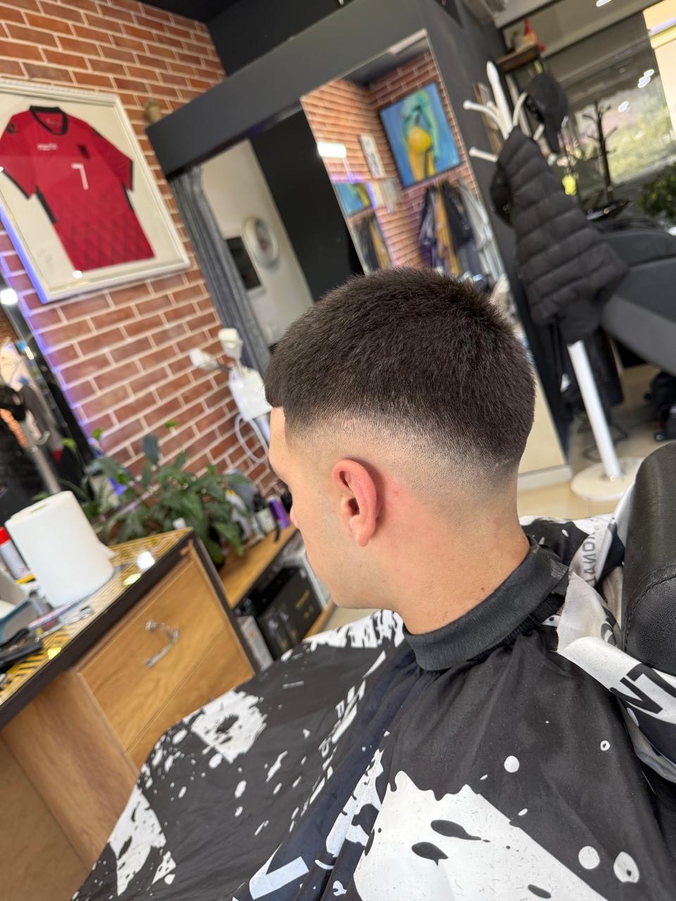 Barber haircut result 9